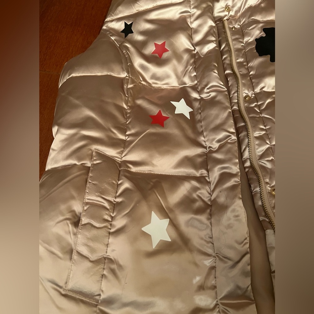 Womens NFL Kansas City Chiefs gold vest apparel puffer jacket custom made - Picture 3 of 10